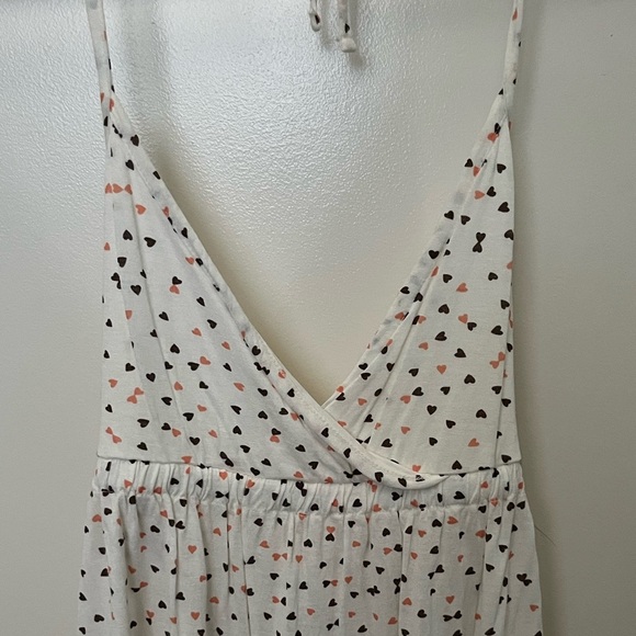 H&M heart print tie halter tank top - Picture 1 of 7